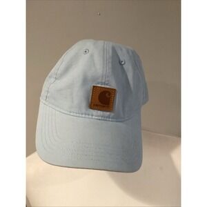 Carhartt Baseball Cap Adult Alpine Blue Odessa Casual Adjustable Canvas AH0289